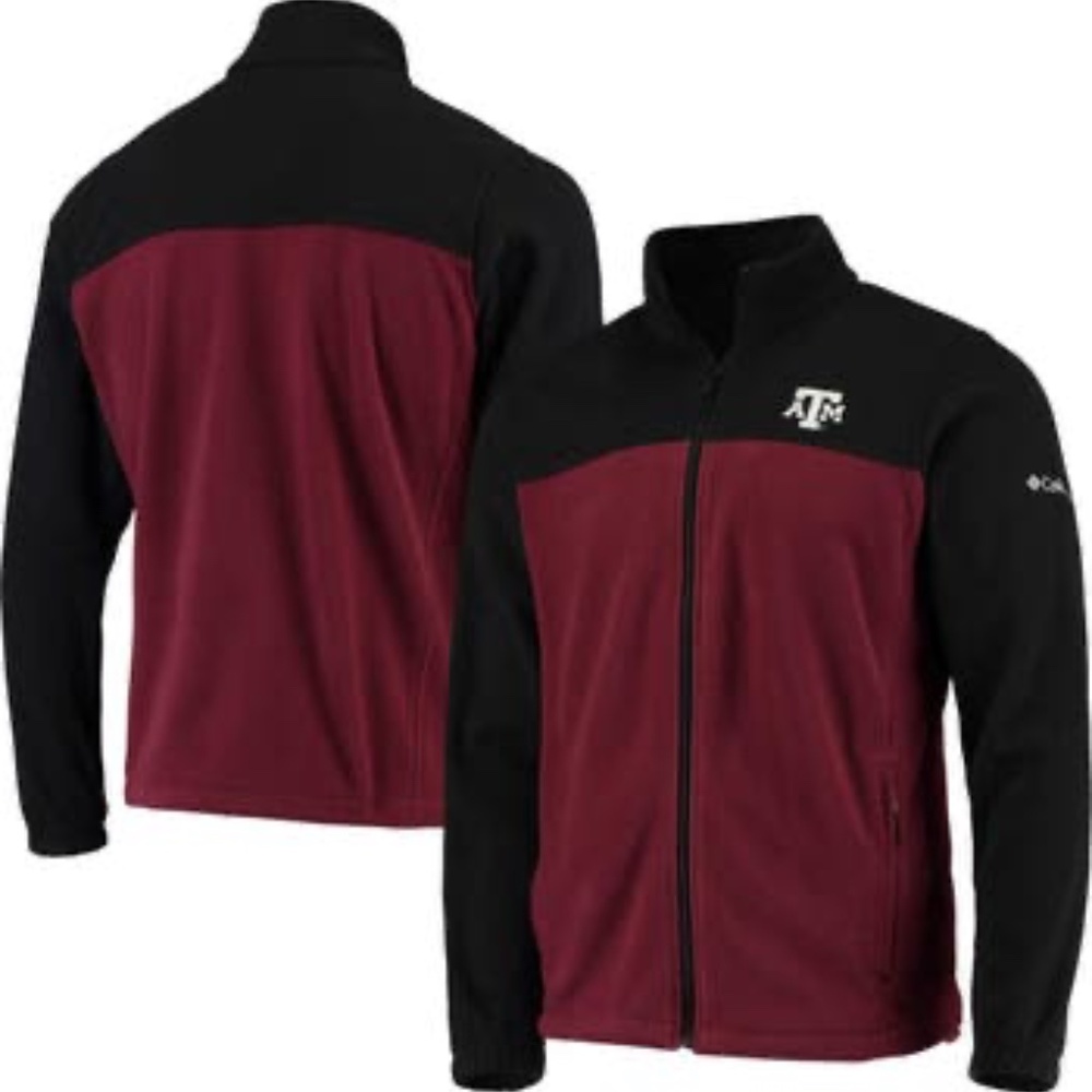 NWT men's XL Columbia Texas A&M Aggies CLG flanker III full zip Jacket FTBL